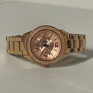 Gold Fossil Women's Watch